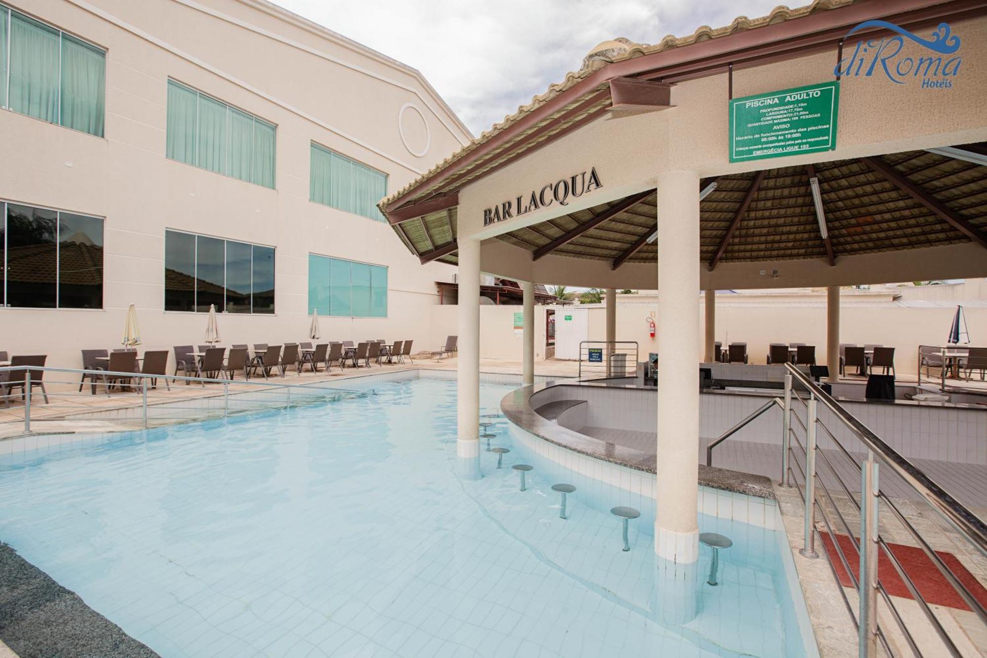 Di Roma Lacqua Caldas Novas Park 24H, Com Roupas De Cama E Banho Eksteriør billede
